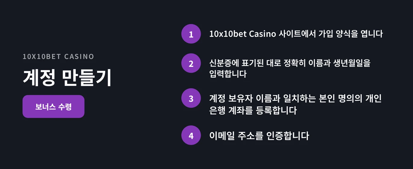 가입 단계 카드 확인하세요